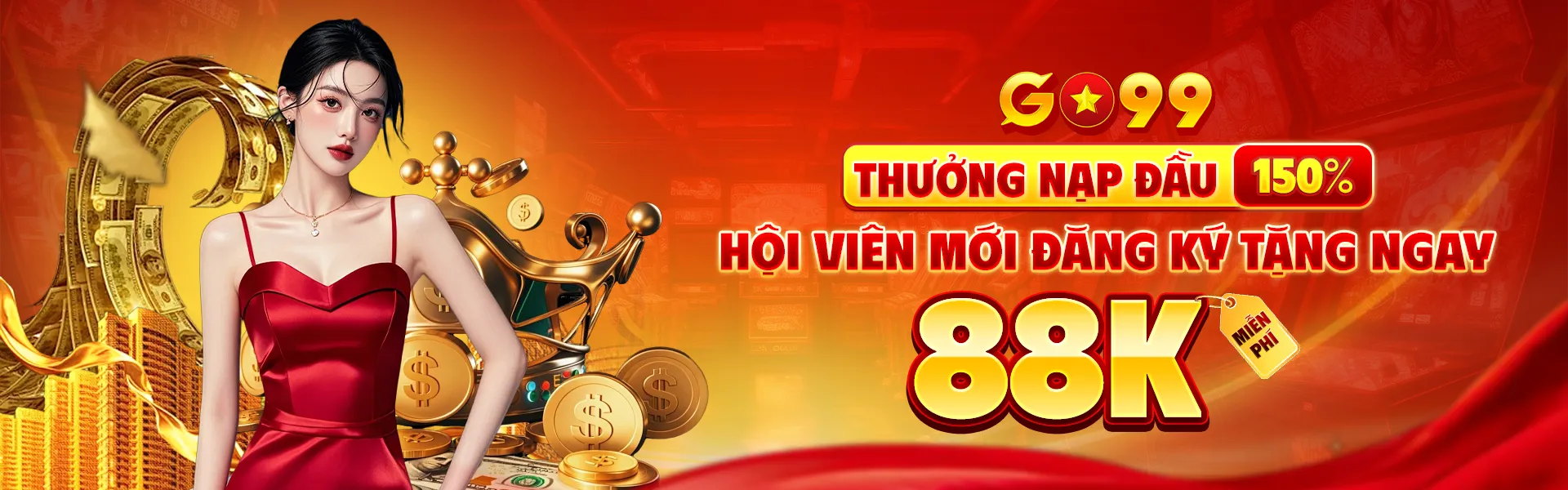 Thông tin ưu đãi thành viên, ứng dụng, bảo mật, hỗ trợ và nhắc nhở 18+ tại Go99